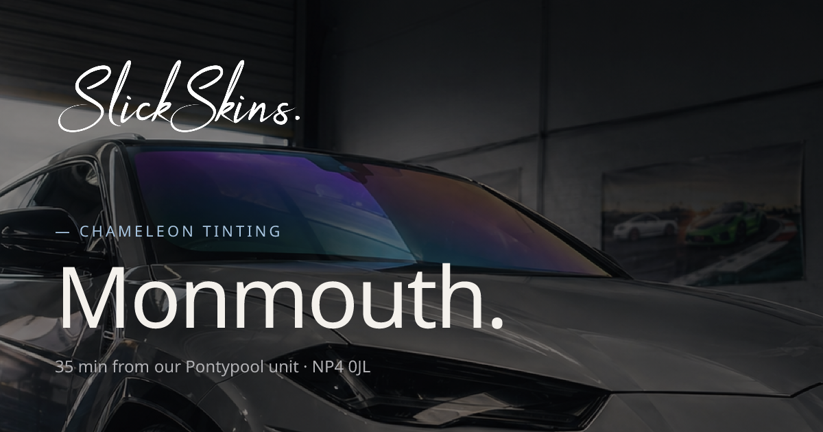 Chameleon Windscreen Tinting in Monmouth | SlickSkins